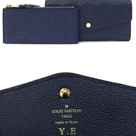 Louis Vuitton Bi-fold Long Wallet Monogram Empreinte Portefeuille Curie's M60... - Picture 3 of 10